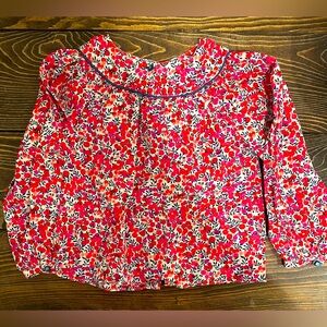 Girls Jacadi Liberty Print Blouse
